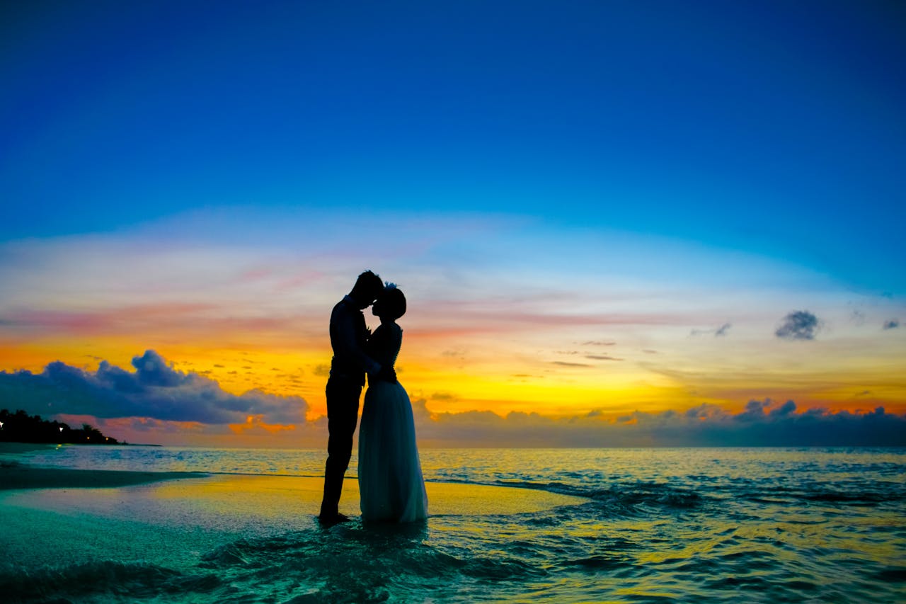 Besos en el atardecer