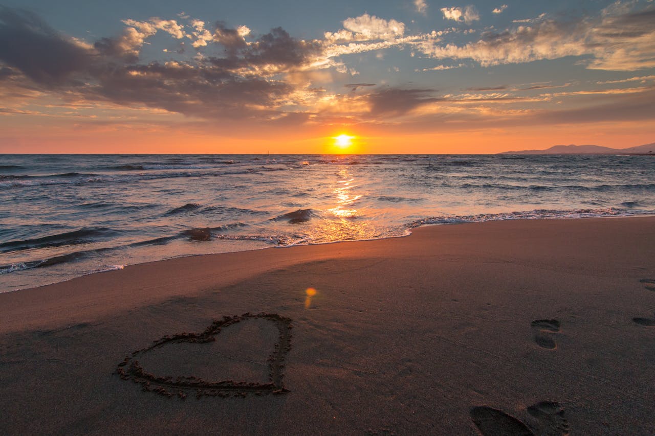 Atardecer en la playa