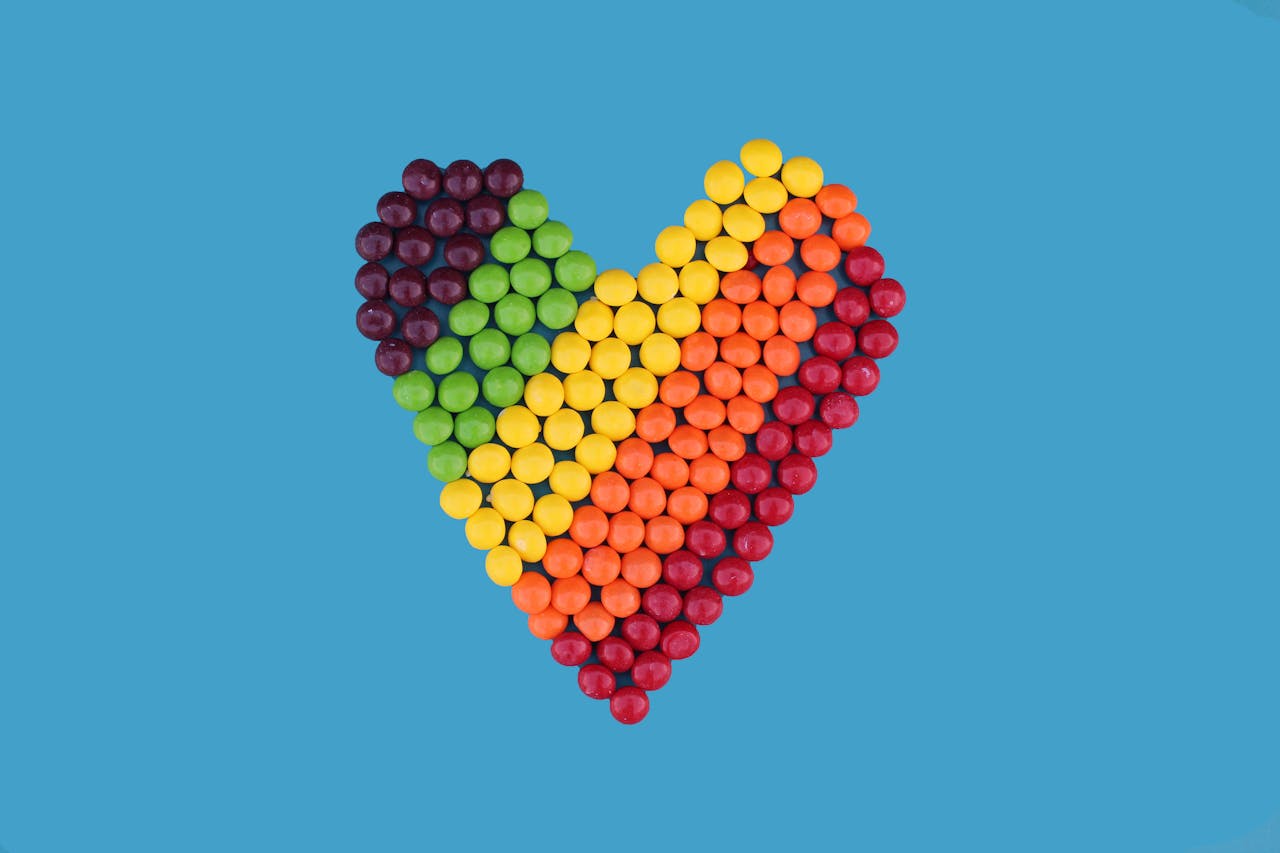 Corazón de chocolate