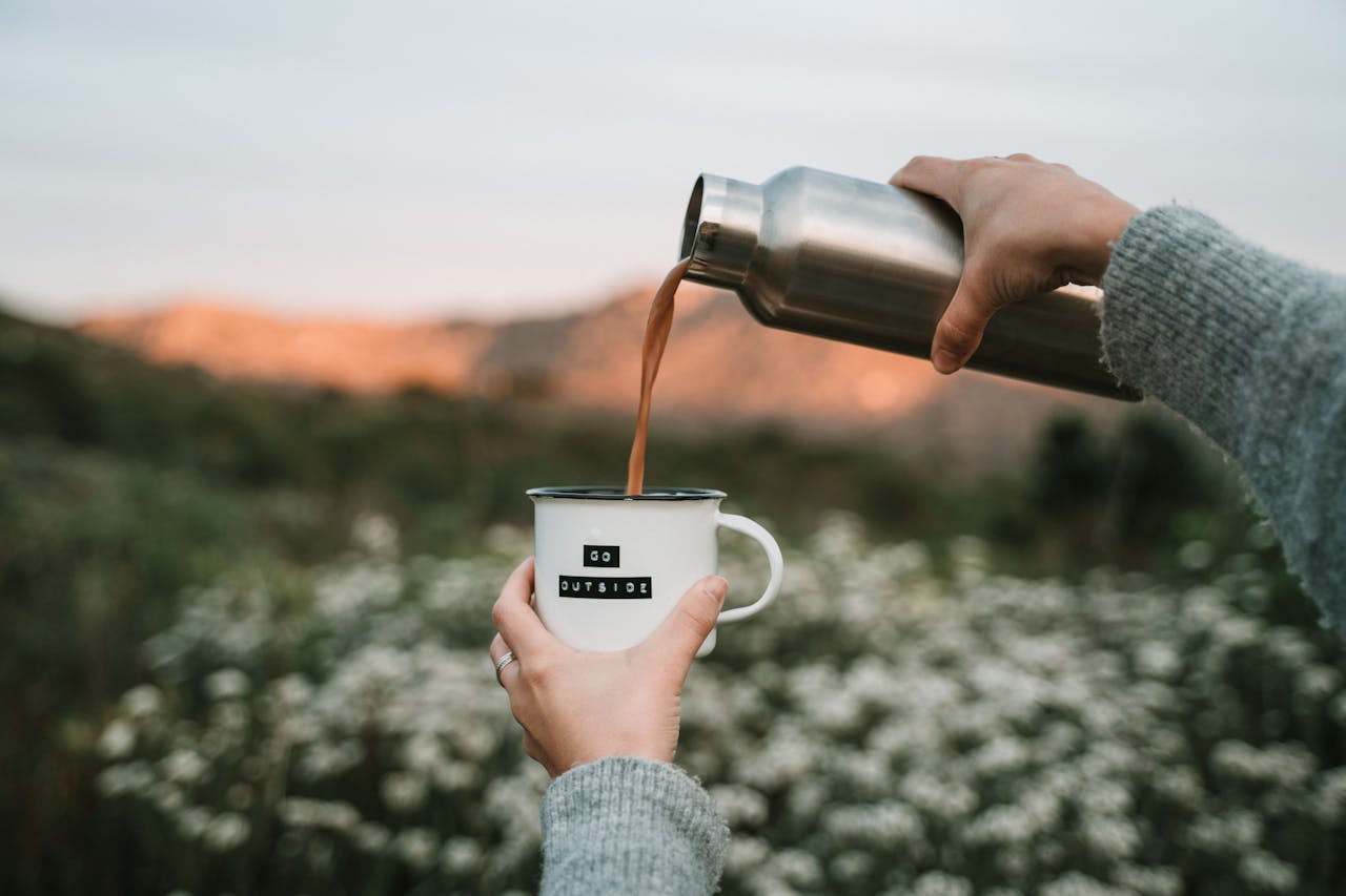 Café en el campo