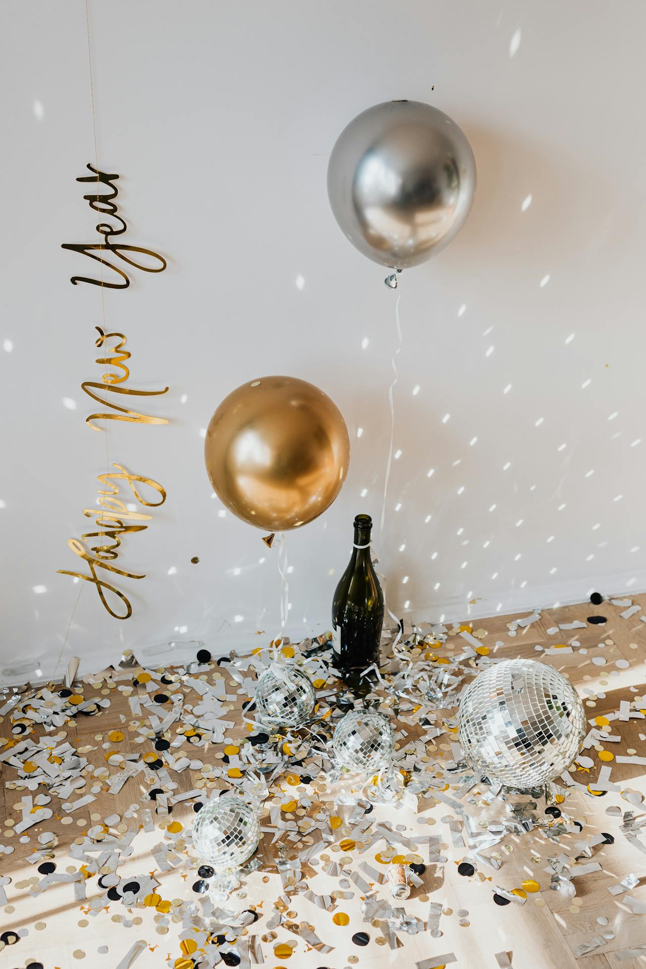 Globos para un feliz año