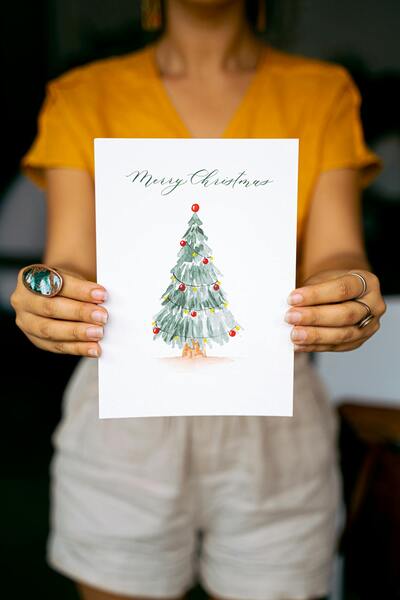 Dibujo de árbol de Navidad