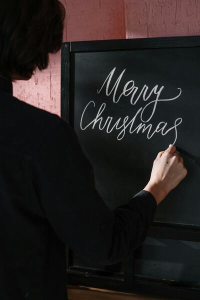 Deseando feliz Navidad