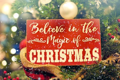 Cree en la magia de la Navidad