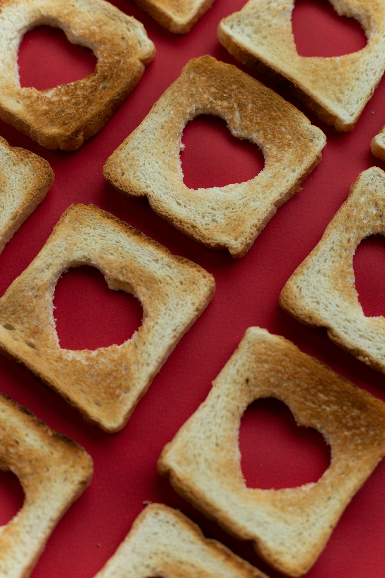 Pan con corazones Pan con corazones