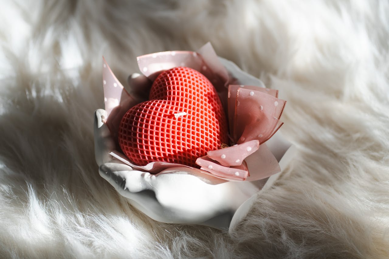 Vela de corazón