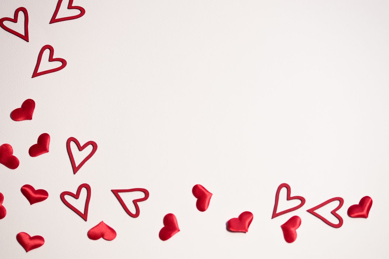 Fondo de corazones